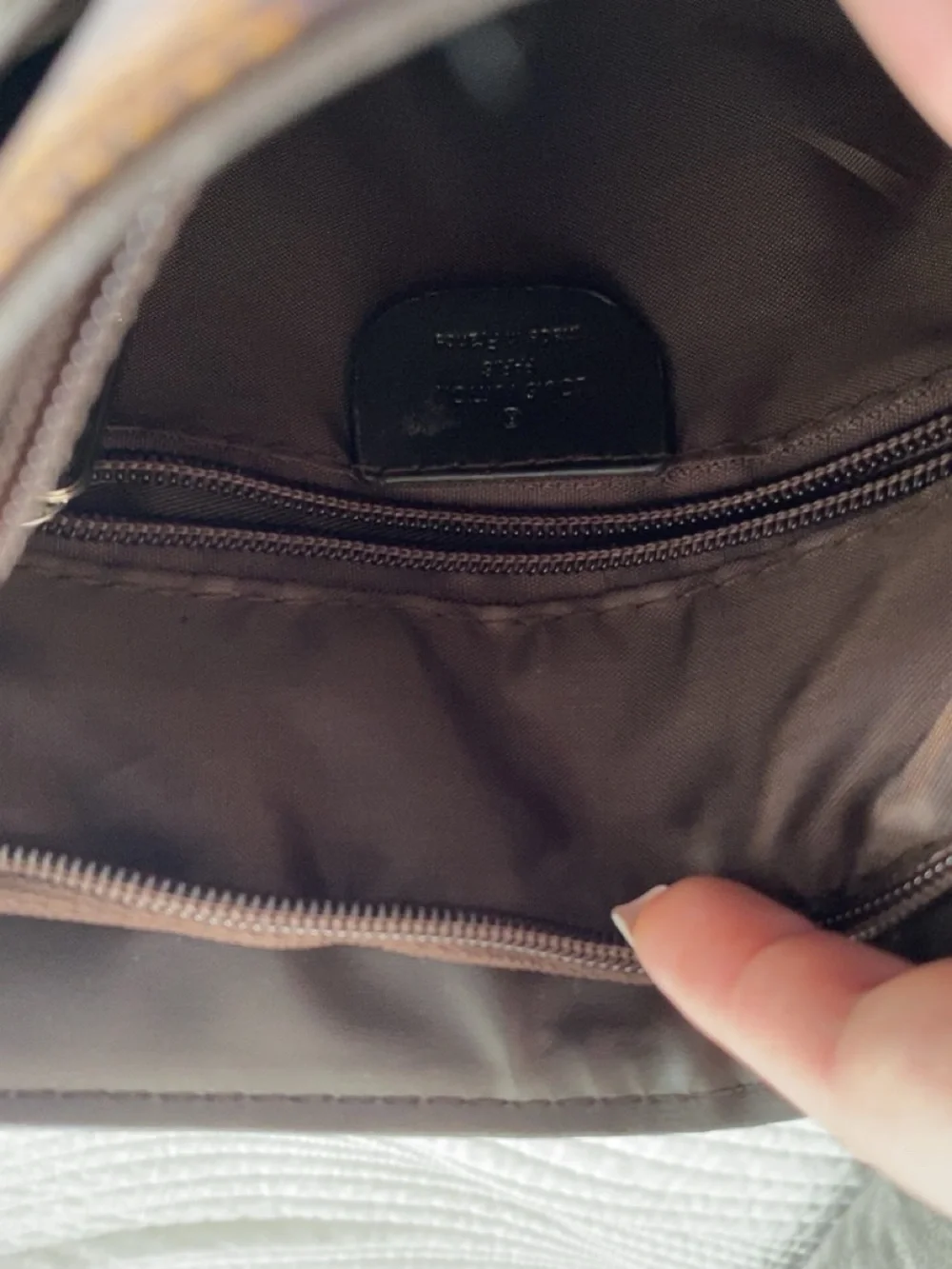 Louis Vuitton Dark Brown & Checker Canvas Messenger Bag